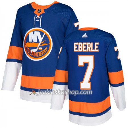 Miehille NHL New York Islanders Pelipaita Jordan Eberle 7 Adidas 2017-2018 Royal Authentic